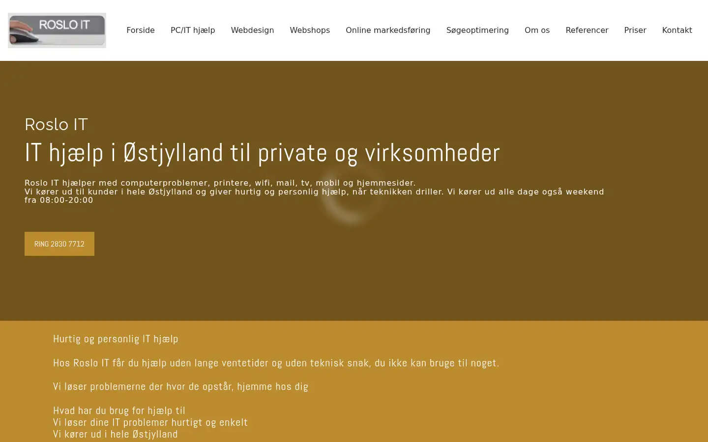 Screenshot of roslo.dk