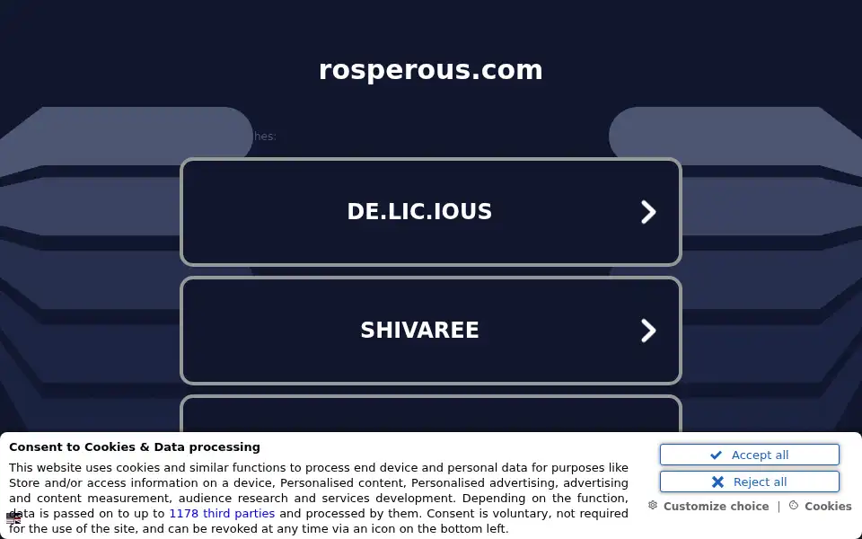 Screenshot of rosperous.com