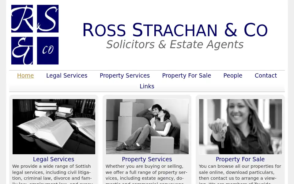 Screenshot of ross-strachan.co.uk