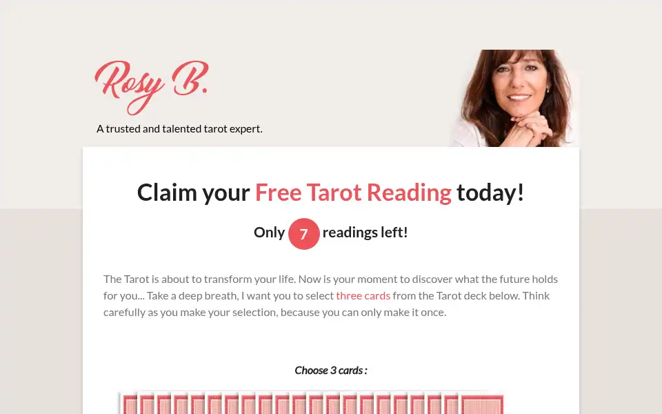 Screenshot of rosycoaching.com
