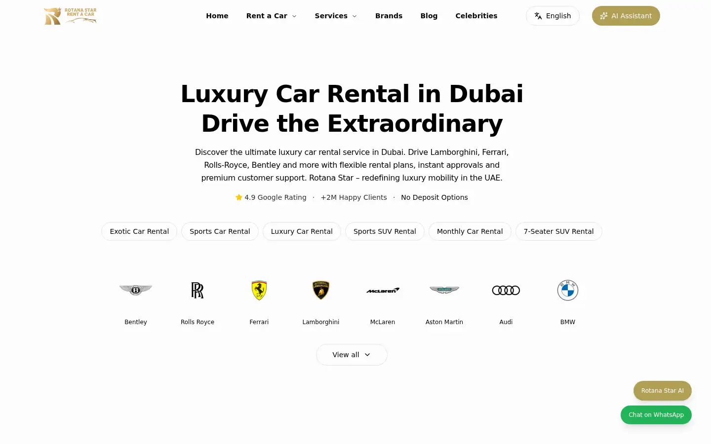 Screenshot of rotanastar.ae