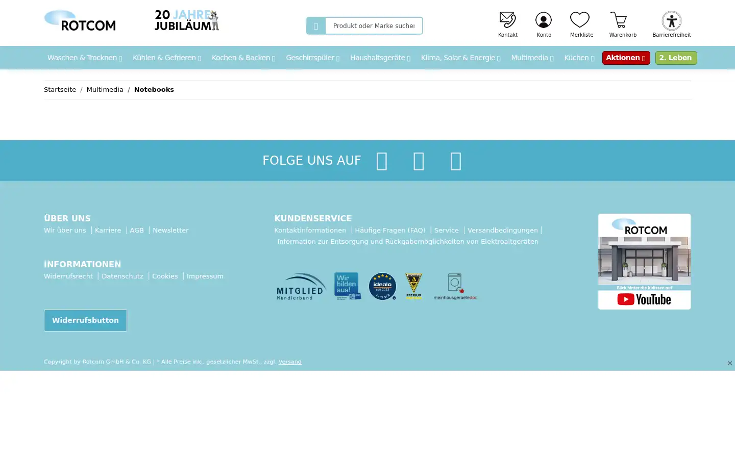 Screenshot of rotcom.de