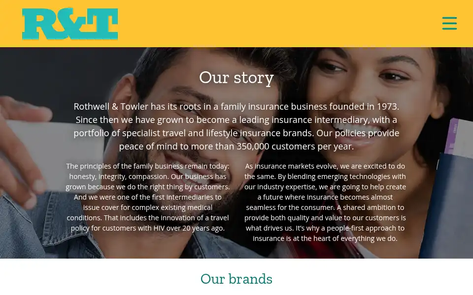 Screenshot of rothwellandtowler.com