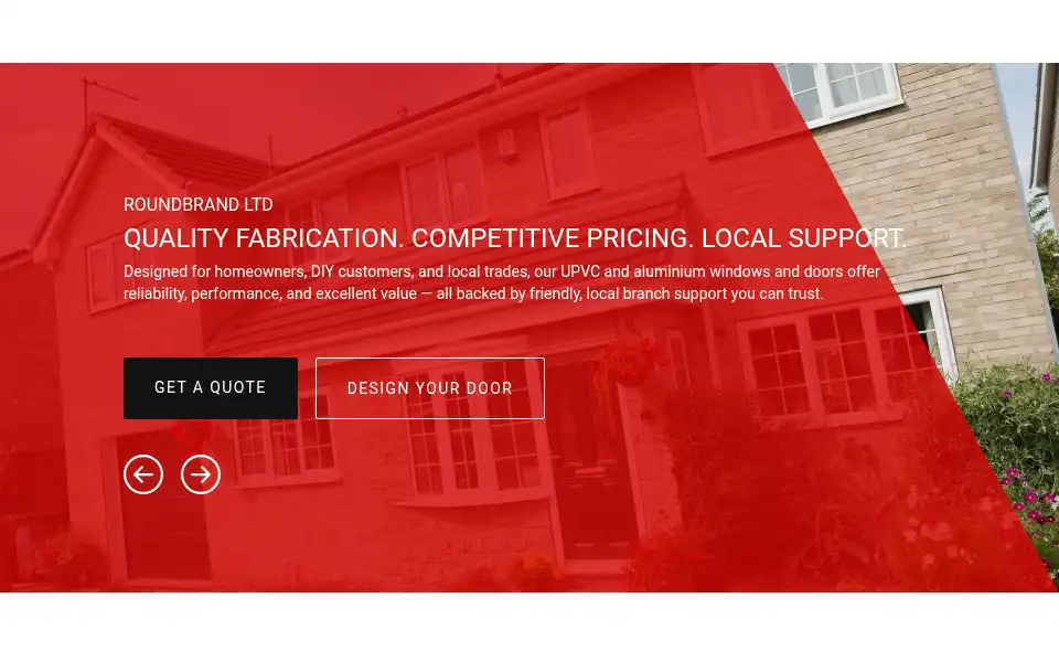 Screenshot of roundbrand.co.uk