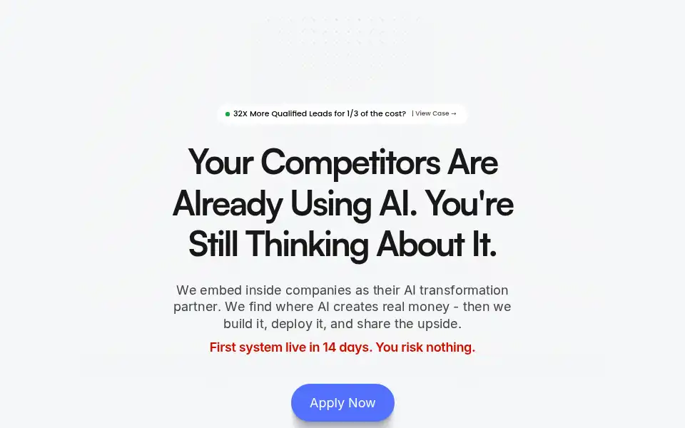 Screenshot of rousing-ai.com