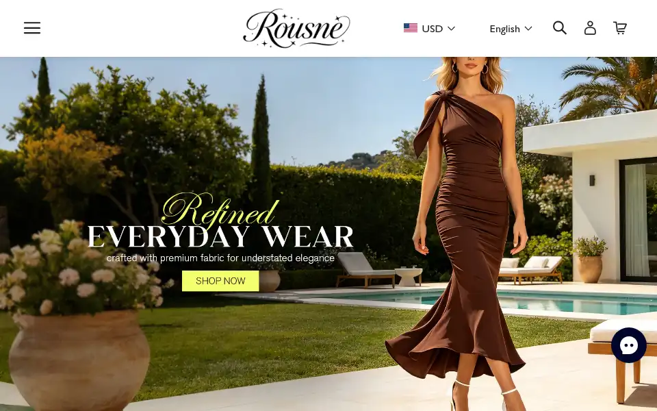 Screenshot of rousne.com