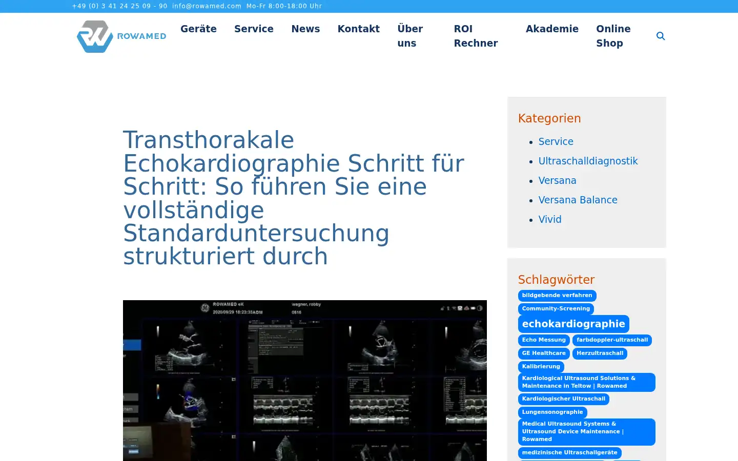 Screenshot of rowamed.com