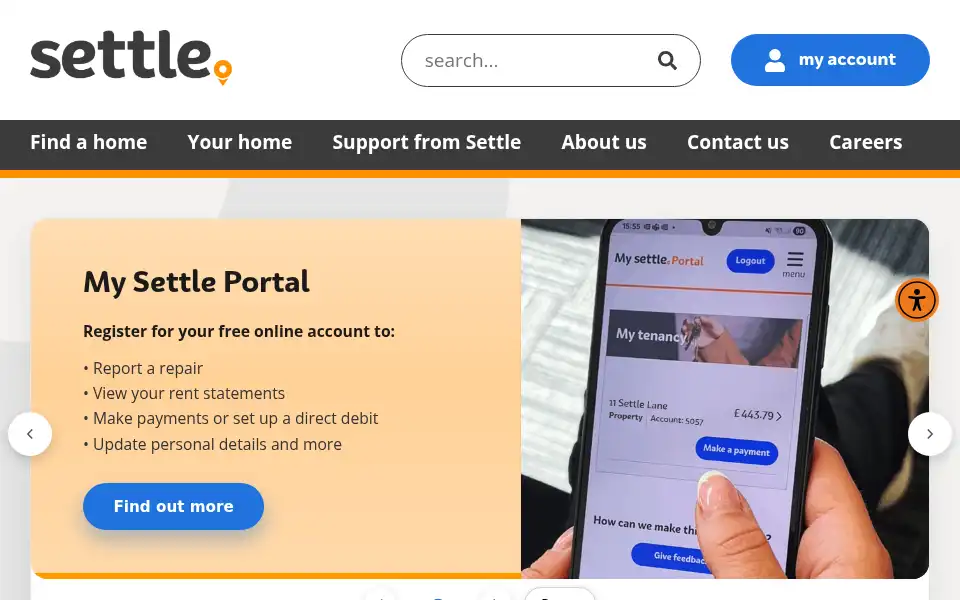 Screenshot of rowanhomes.co.uk