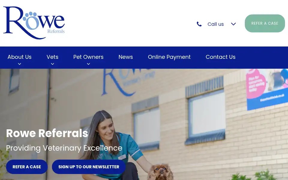 Screenshot of rowereferrals.co.uk