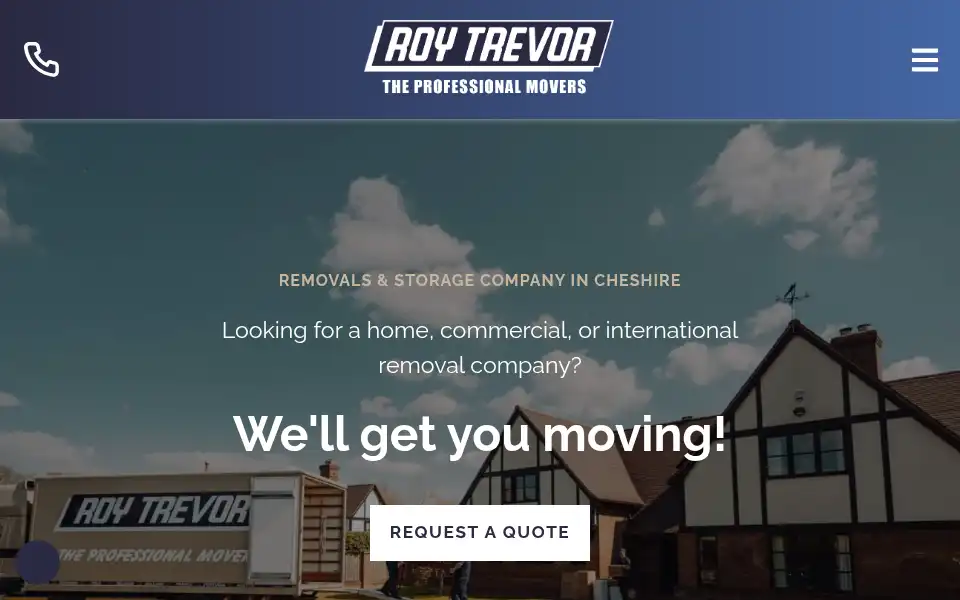 Screenshot of roy-trevor.com