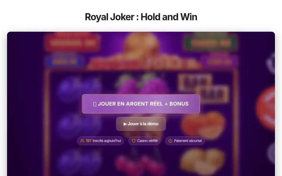 Screenshot of royal-joker.net