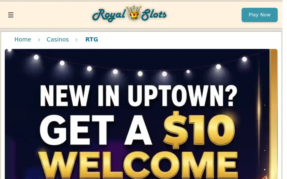Screenshot of royal-slots.com