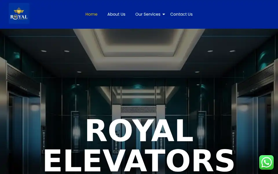 Screenshot of royalelevators.co
