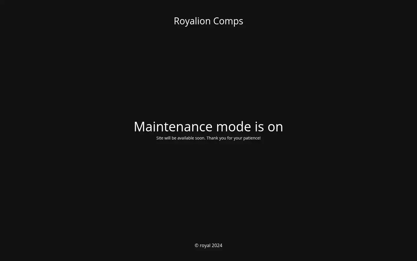 Screenshot of royalioncompetitions.co.uk