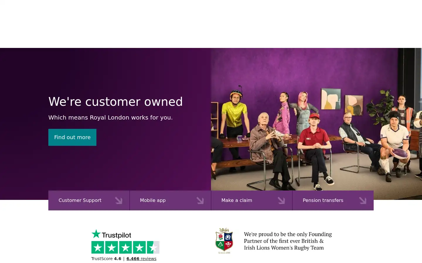 Screenshot of royallondon.com