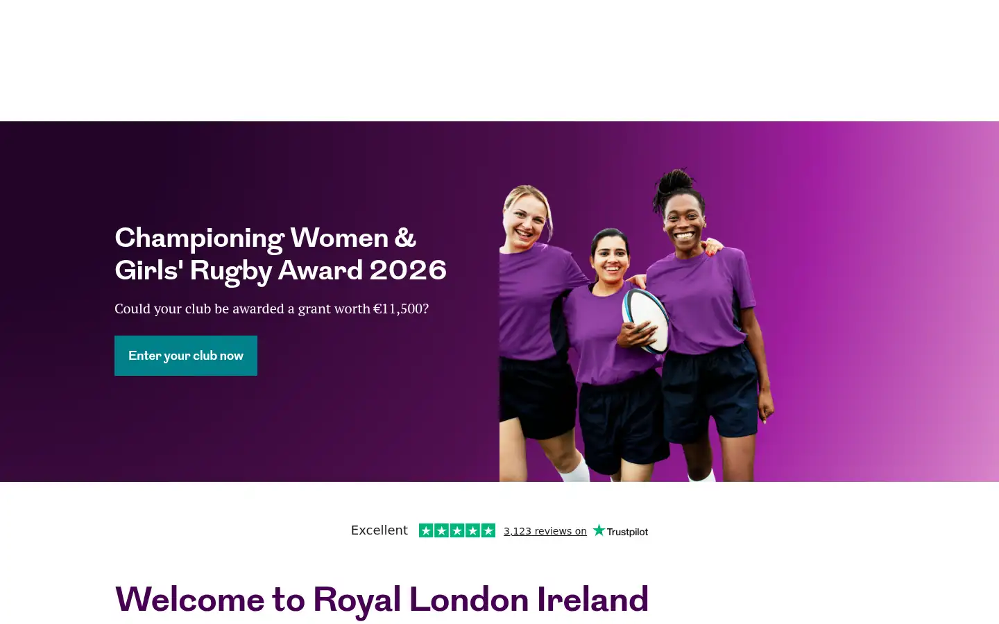 Screenshot of royallondon.ie
