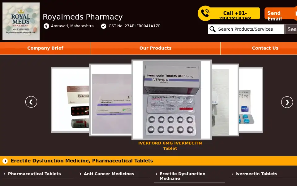 Screenshot of royalmedspharmacy.com