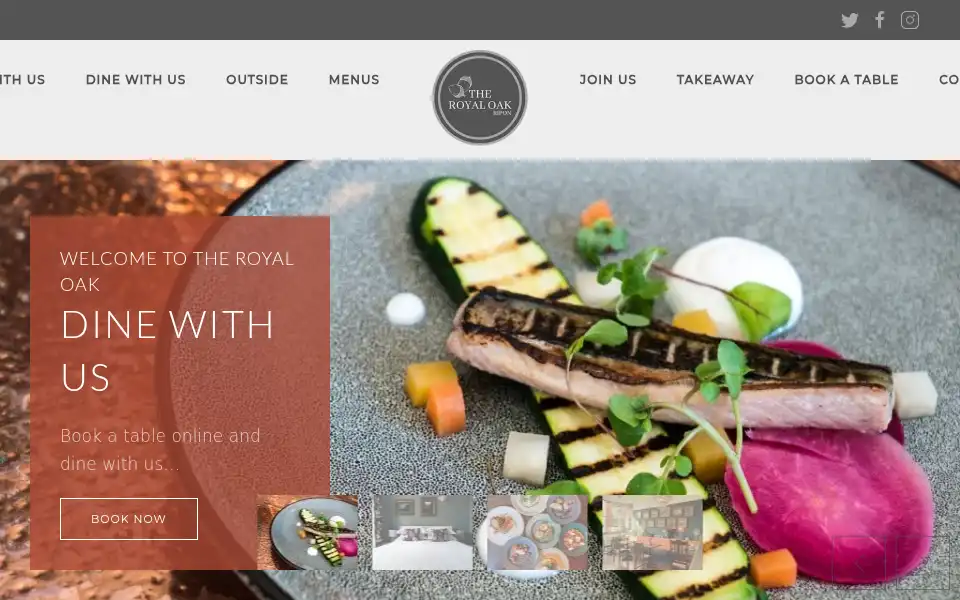 Screenshot of royaloakripon.com