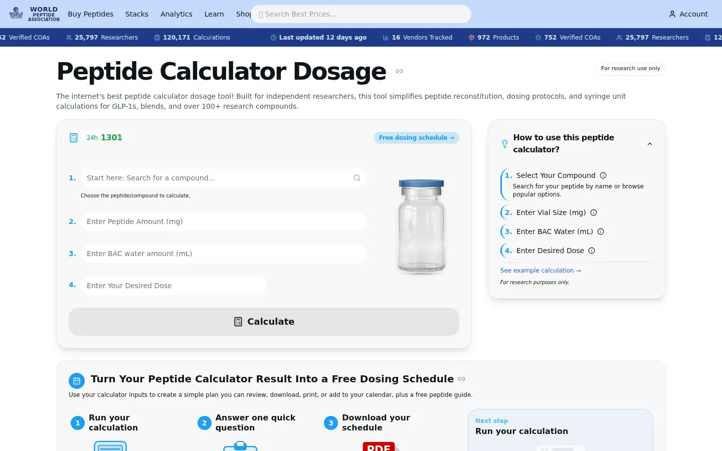 Screenshot of royalresearch.co