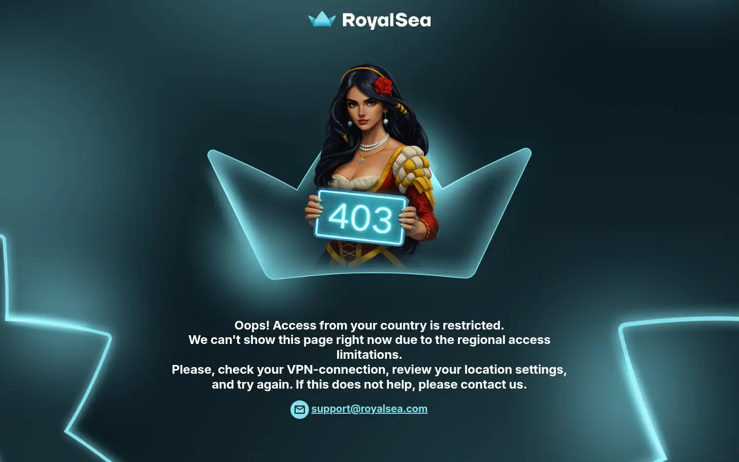 Screenshot of royalseacasino.hu