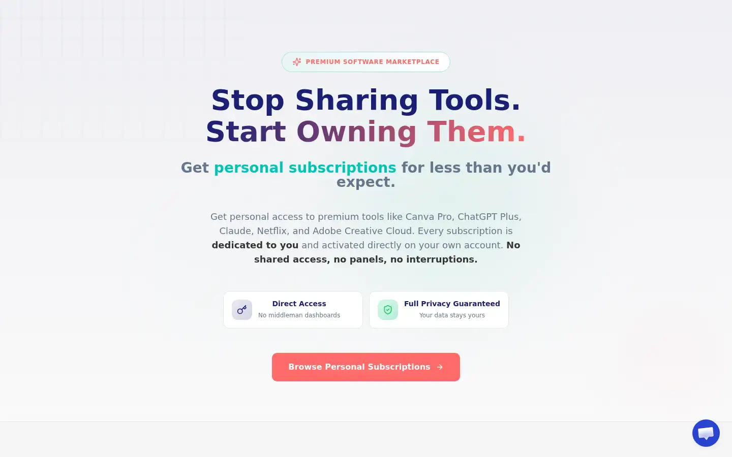 Screenshot of royalsubz.com