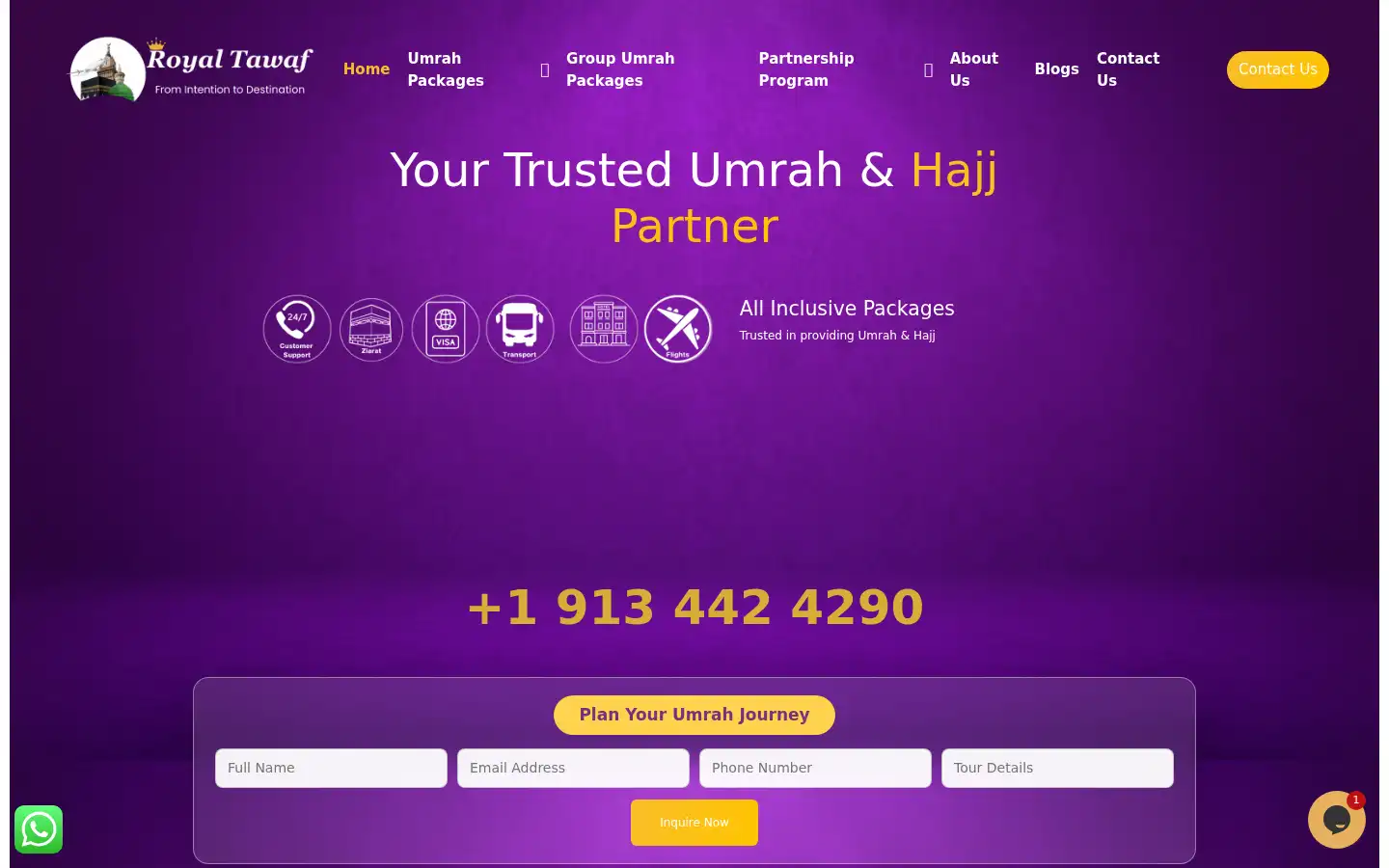 Screenshot of royaltawaf.com