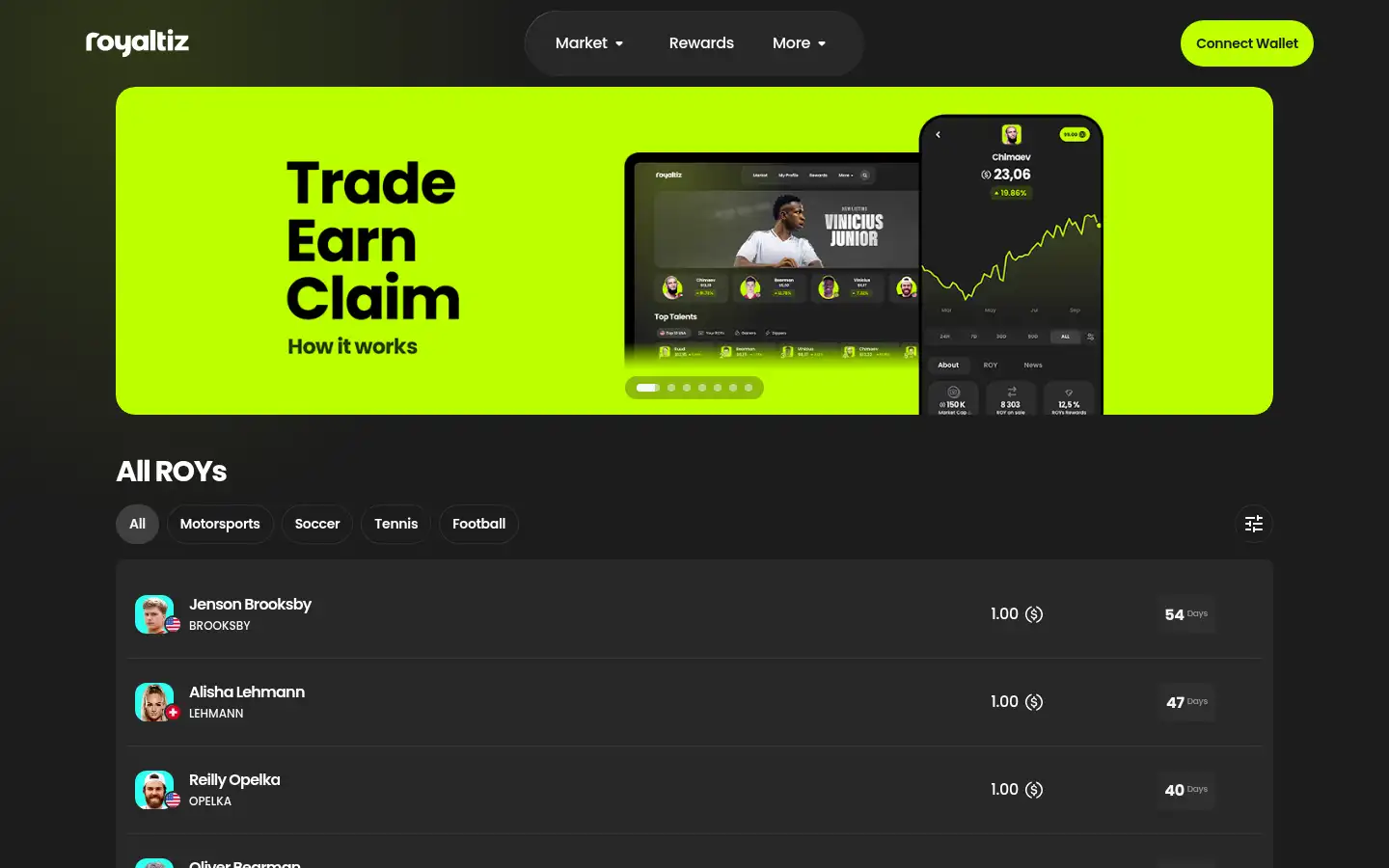 Screenshot of royaltiz.com