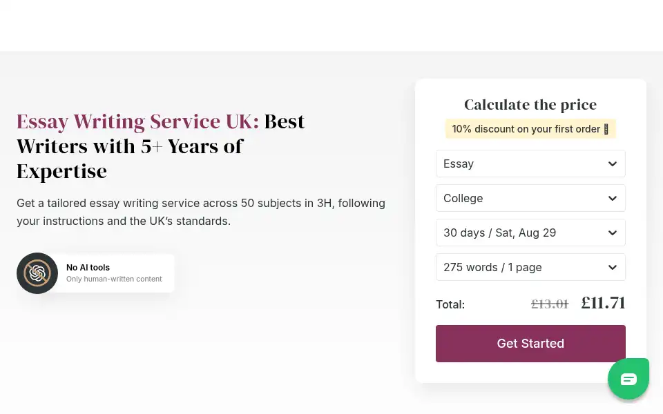 Screenshot of royalwriter.co.uk