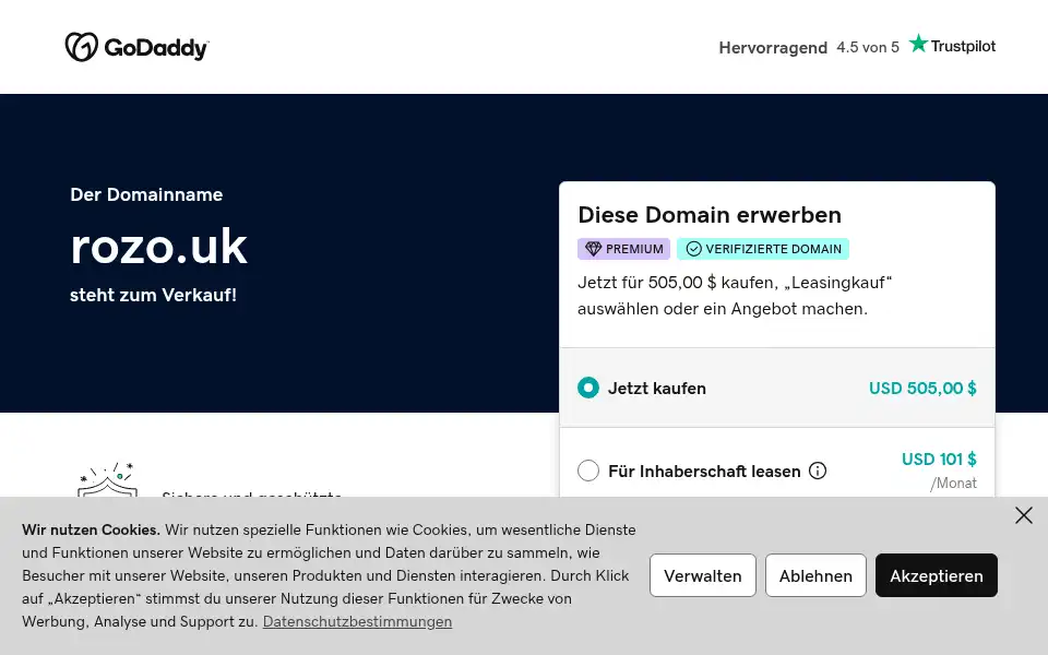 Screenshot of rozo.uk