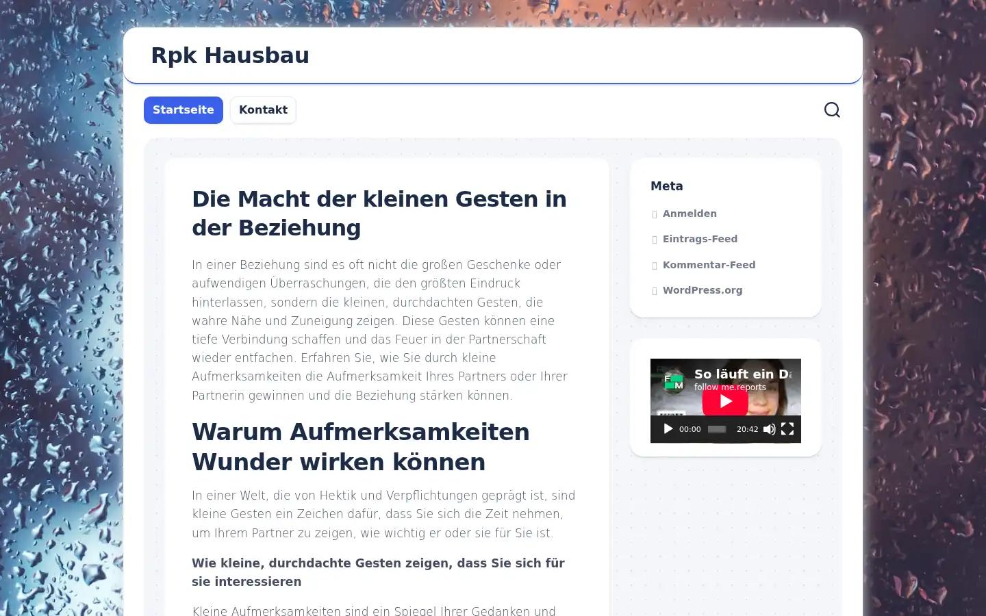 Screenshot of rpkhausbau.de