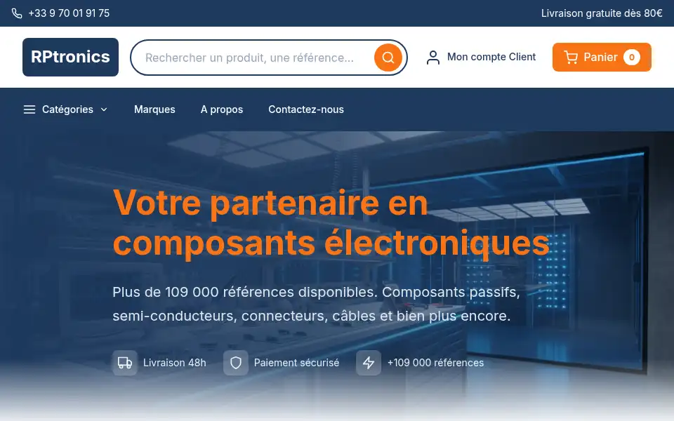 Screenshot of rptronics.be