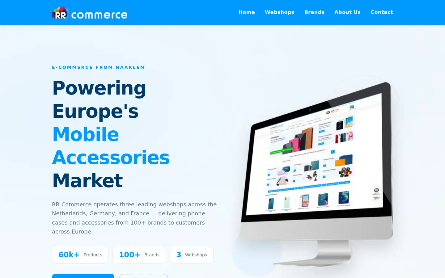 Screenshot of rrcommerce.com