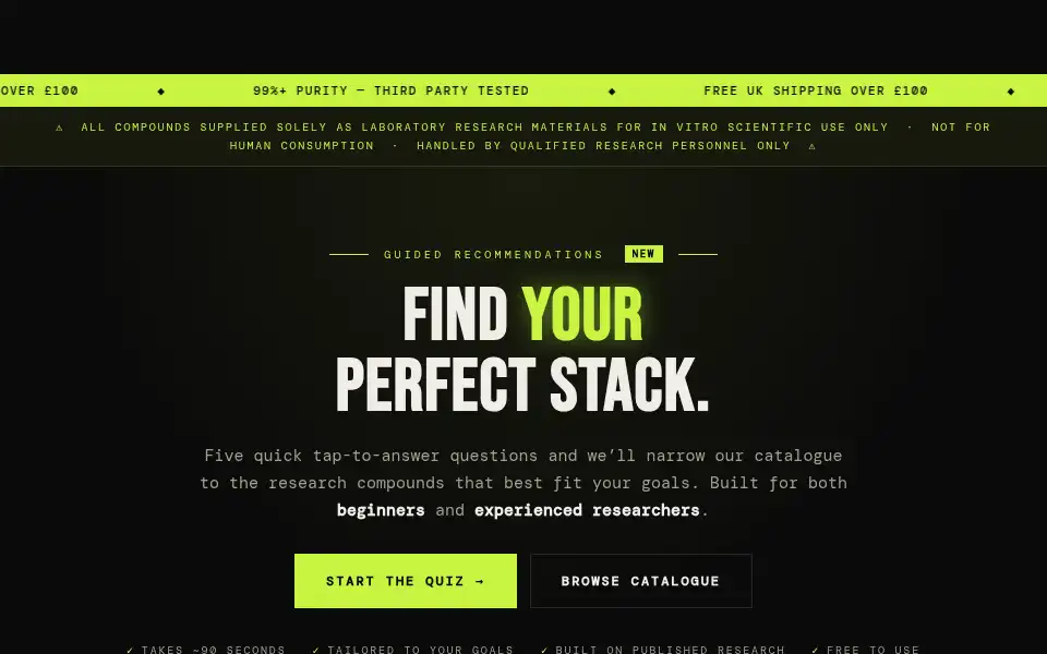 Screenshot of rsbiolabs.com
