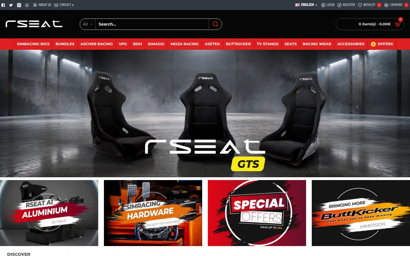 Screenshot of rseat-europe.com