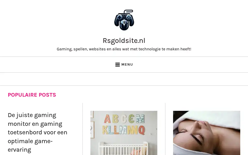 Screenshot of rsgoldsite.nl