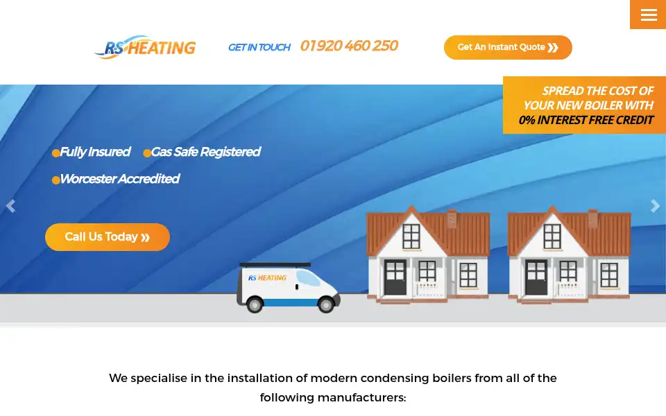 Screenshot of rsheatingltd.com