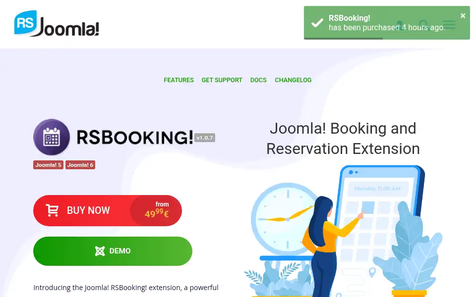 Screenshot of rsjoomla.com