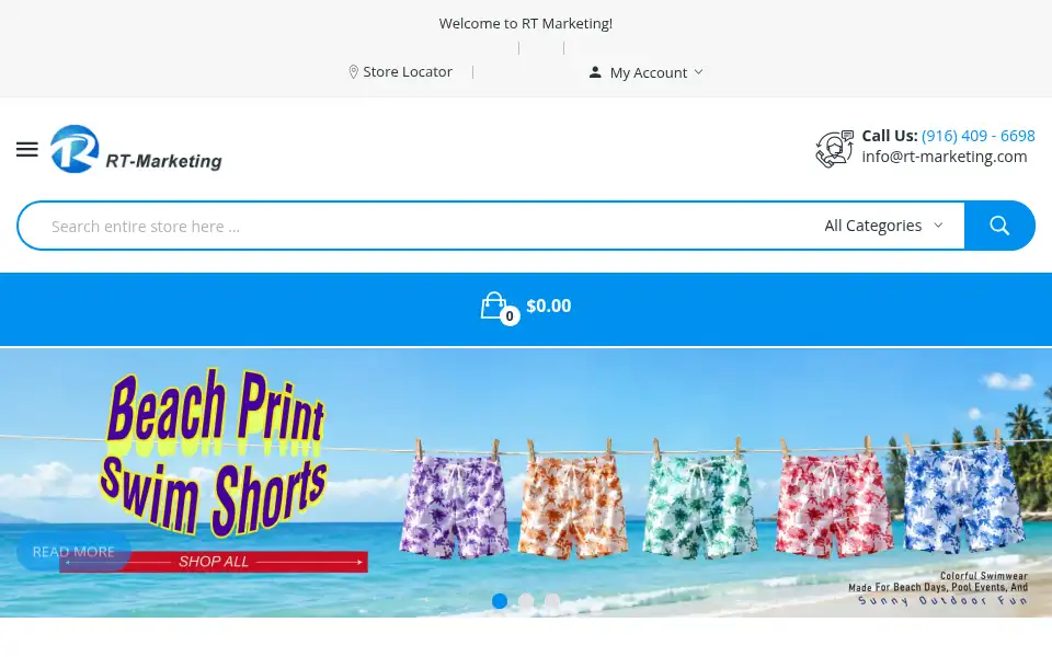 Screenshot of rt-marketing.com