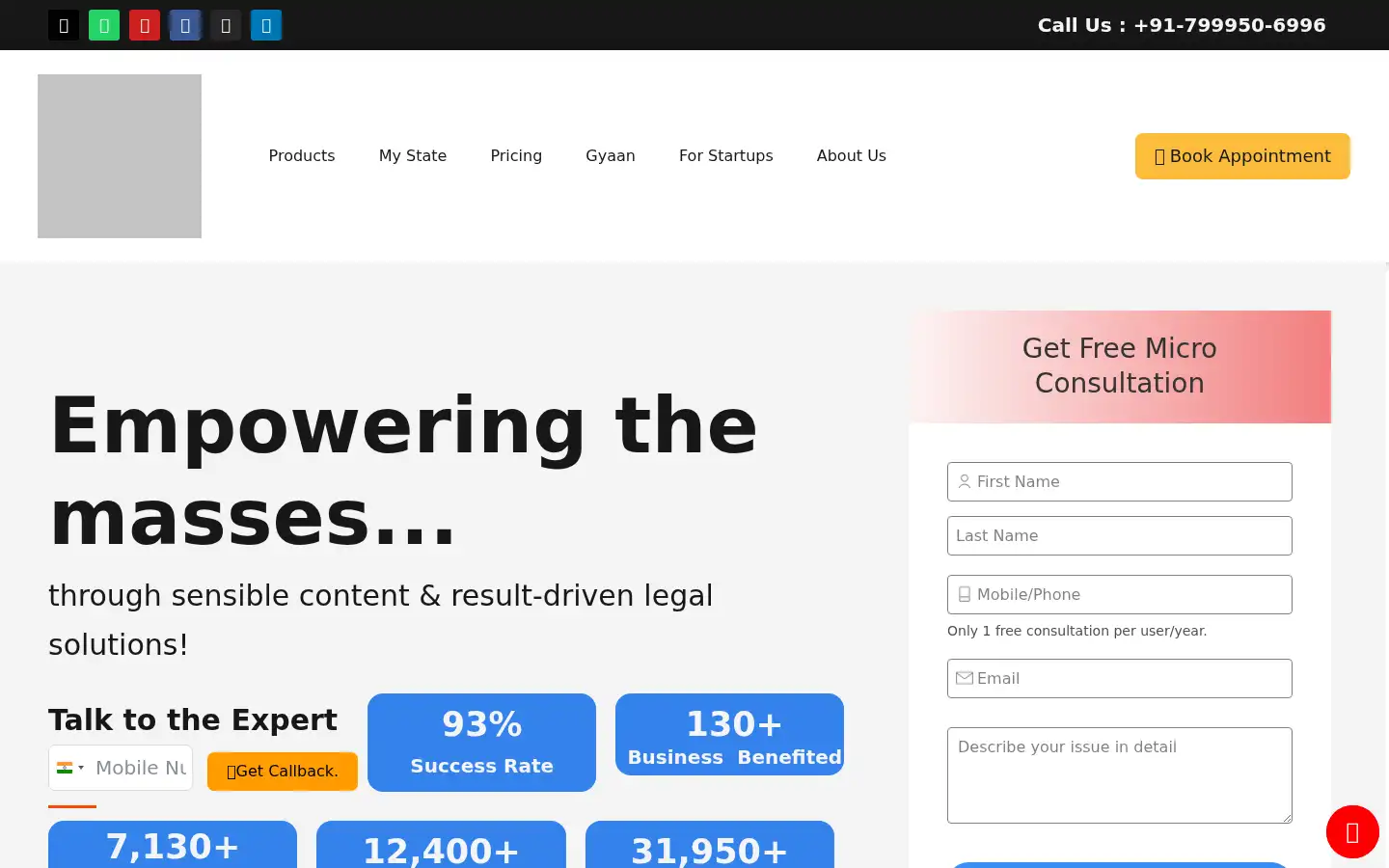 Screenshot of rtiwala.com