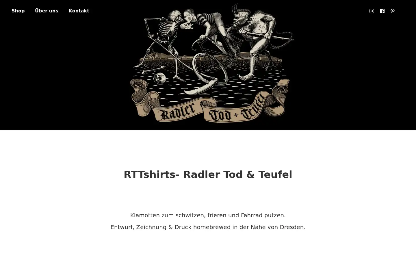 Screenshot of rttshirts.de