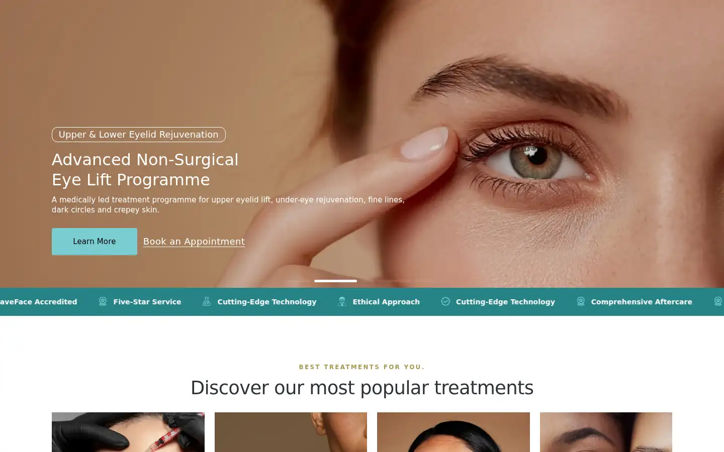 Screenshot of rtwskin.co.uk