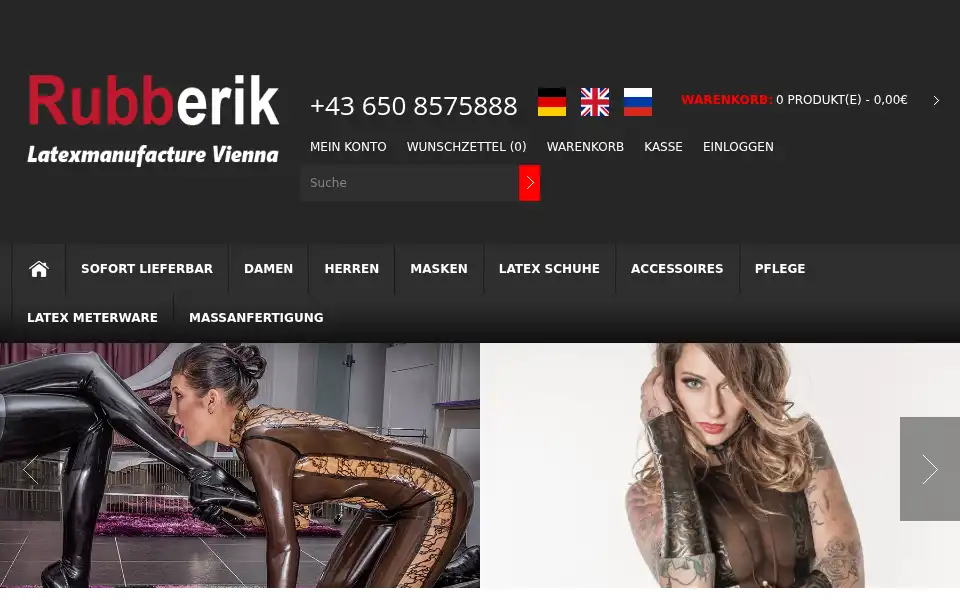 Screenshot of rubberik.at