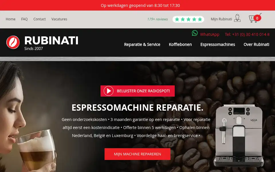 Screenshot of rubinati.com