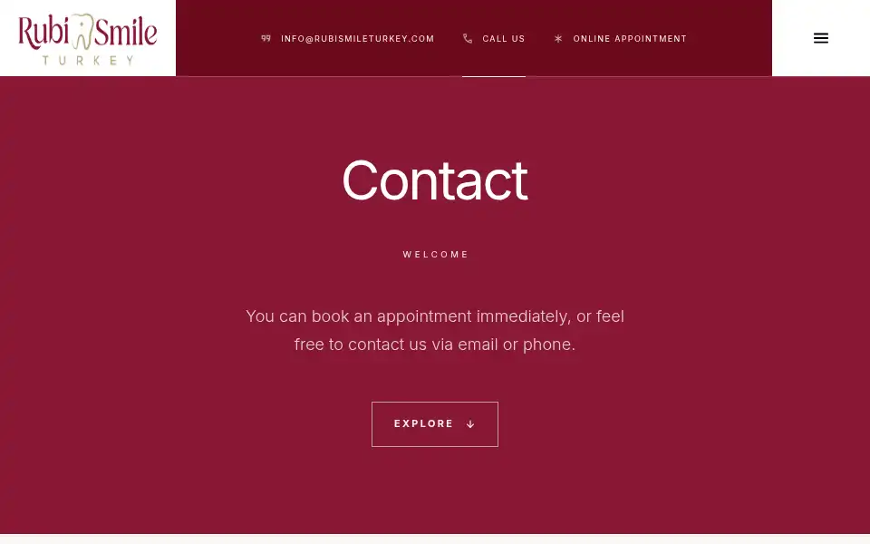 Screenshot of rubismileturkey.com