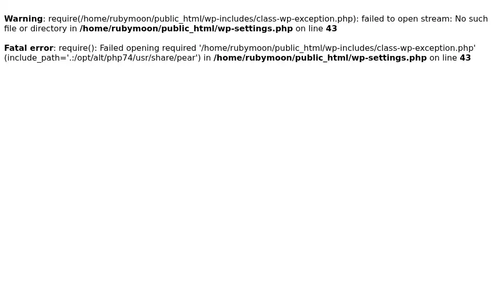 Screenshot of rubymoon.org.uk