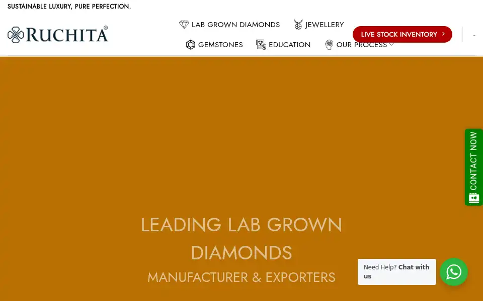 Screenshot of ruchitadiamonds.in