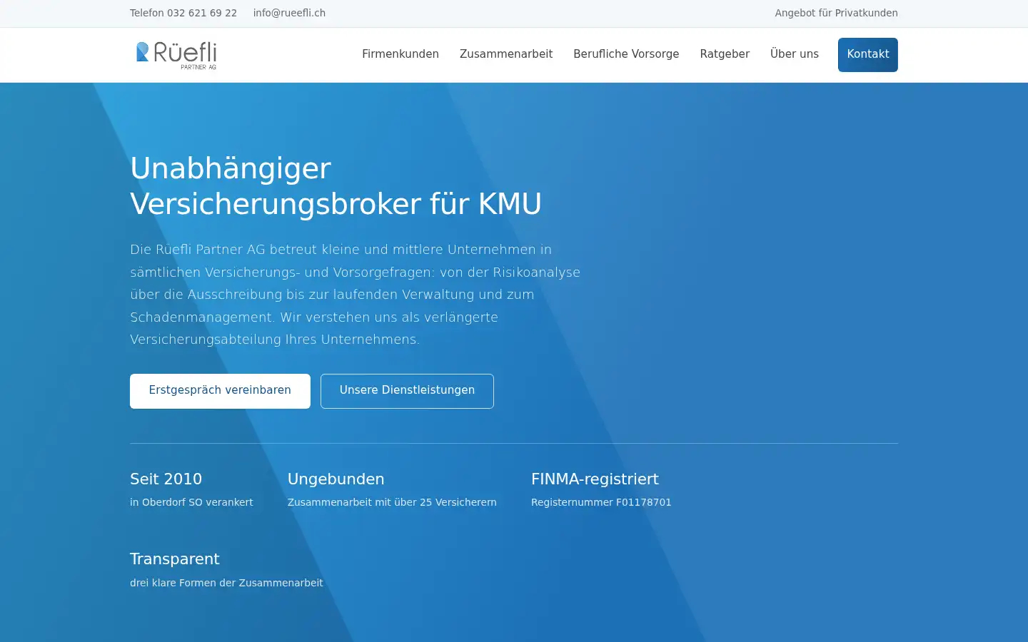 Screenshot of rueefli.ch