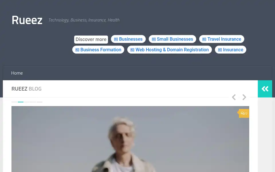Screenshot of rueez.com