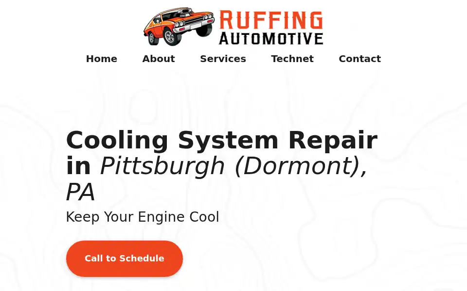 Screenshot of ruffingautomotive.com