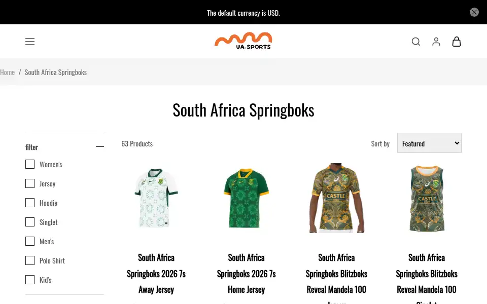 Screenshot of rugbybro.com